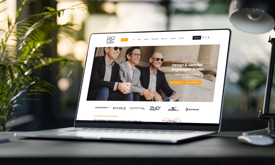 BoDe Design – Website und Newsletter-System
