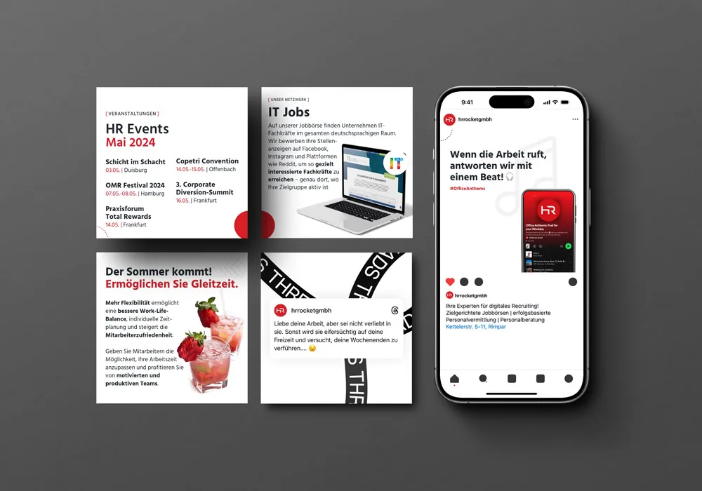 HR Rocket Social-Media Referenz