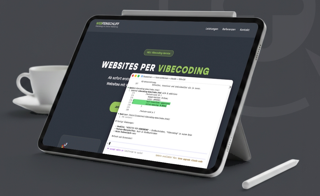Vibe Coding: Warum ich Websites heute anders baue